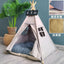 NK0 Internet celebrity ins pet tent teddy kennel corgi dog bed cat litter four seasons medium and small dog semi-closed removabl