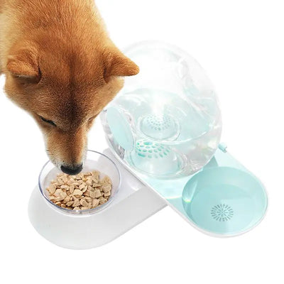 Cat Dog Water Dispenser Cat Feeder Water Bowl Container Automatic Snail Shape Drinking Fountain Cat Feeder Water Bowl Feeder