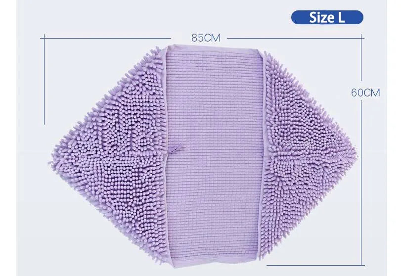Pet Dog Towel, Super Absorbent Microfiber Towel with Hand Pockets, Quick Dry Shammy Towel Dog Bathing Supplies, Machine Washable