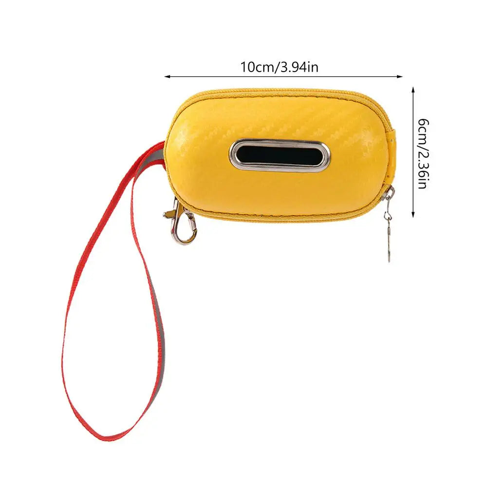 Dog Poop Bag Dispenser Portable Thicker Poop Bag Holder Durable Poop Bag Dispenser Carrying Strap Included for Walking Running