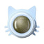 Catnip Wall Toys Rotatable Catnip Lickable Ball Cat Toys Kitten Chew Toys Teeth Cleaning Cat Bite Toy for Indoor Cats