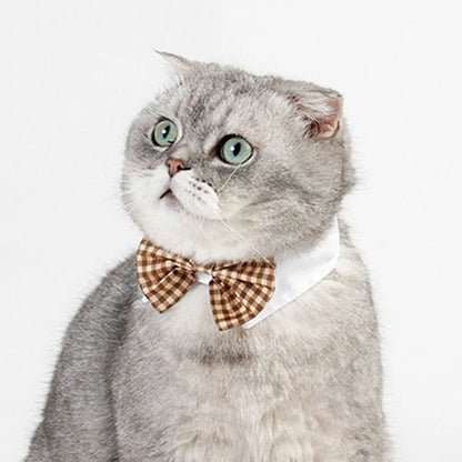 Pet Dog Cat Adjustable Bow Tie Collar Puppy Necktie Bowknot Bowtie Pet Cat Holiday Wedding Decoration Accessories for Small Dogs
