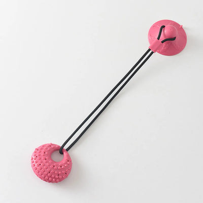 Dog Chew Toy with Suction Cup for Aggressive Chewer Puppy Training Treats Food Dispensing Toothbrush Pet Dog Teeth Cleaning Toys