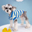 Striped Pet Polo Shirt Summer Dog Clothes for Small Dogs Cotton Puppy Vest Chihuahua Bichon Costume Cat T Shirt Dog Undershirt