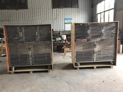 good price vet clinic veterinary Five parts of dog cat cage bank modular cage banks