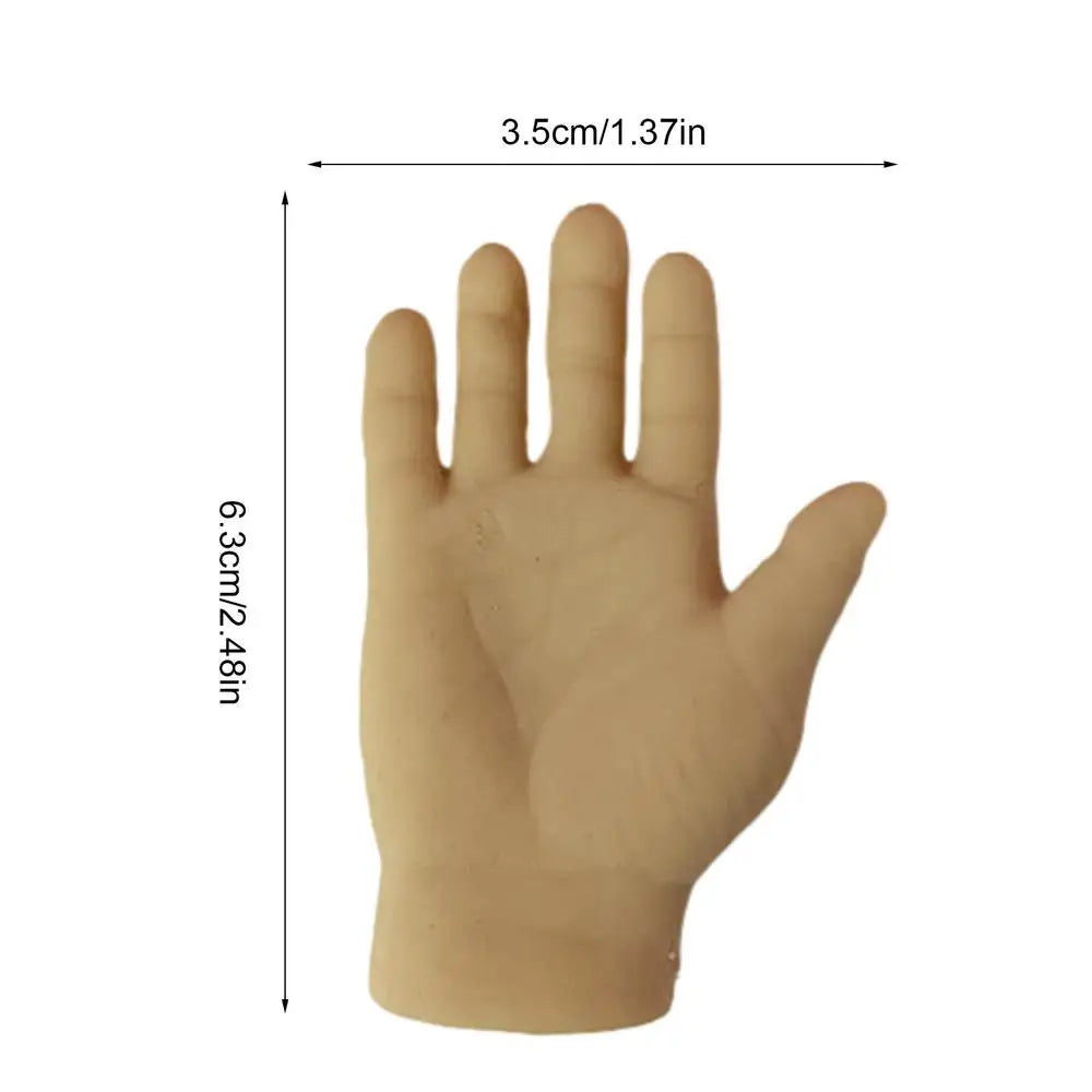 Mini Hands For Cats Paws Mini Finger Puppets Fake Small Finger Hand Puppet Fake Hand Toy Silicone Dog Funny Finger Puppets