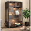 Retro Solid Wood Cat Cage for Living Room Cat House Two-layer One-piece Movable Light Luxury Creative  Cage for Cats