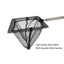 Stainless Steel Aquarium Long Handle Square Net Aquarium AccessoriesFish Tank Fishing Net Landing Net for Fish Durable Products