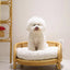 South East Asia Natural Indonesian True Rattan Teddy Nest Summer Cool Round Pomeranian Small Pet Cat Dog Kennel