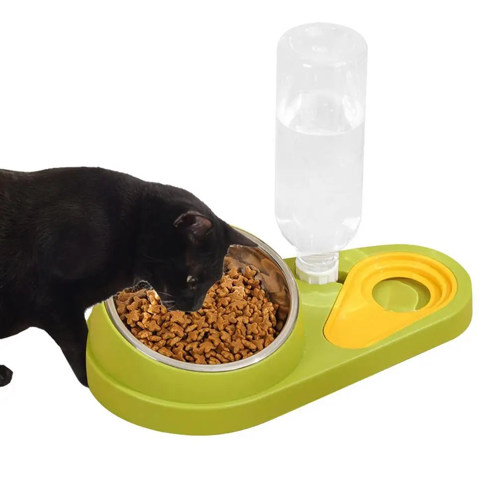 Elevated Cat Bowls Dog Feeder Cat Food Dishes Dog Food And Water Bowl Set Tilted Pet Food Bowls For Indoor Pet Cats Dogs Kittens