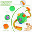 Dog Treat Hiding Toy Snuffle Ball Interactive Slow Feeder Treat Toy Slow Food Training Sniff Ball Dog Exquisite Comfortable