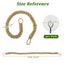 UXCELL Reptile Climbings Jute Ropes Hermit Climbing Rope Ladder Trapez With Suction Cup for Tank Terrarium Accessories