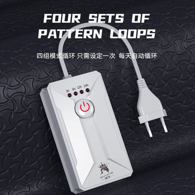 110/220V Fish Tank Timer Aquarium Light Timer Fish Tank Timing Socket Adjustable Aquarium Timer Controller Light Timing System