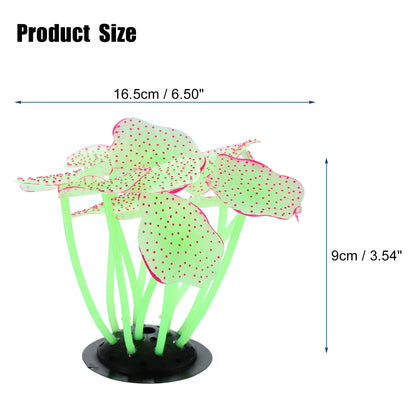 UXCELL Plastic Luminous Plants Glowing Artificial Simulation Coral Aquarium Decoration Underwater Ornament Fish Tank Accessories
