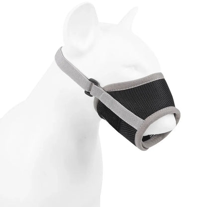 Adjustable Anti Bark Bite Mesh Muzzle for Dogs Pet Mouth Muzzle Stop Chewing for Puppies Nylon Belt Dog Accessories Pet Products