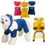 Waterproof Dog Jumpsuit with Hooded Four Legs Small Dog Raincoat Waterproof Puppy Clothes Reflective Doggy Rain Coat Pet Costume