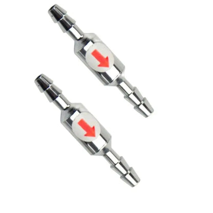 1pcs Stainless Steel Fish Aquarium Air Pump Check Valve One Way Non-Return Check Valve Aquarium Co2 System Air Pump Accessories