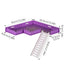 Hamster Platform With Ladder Safe PVC Play Gym With Ladder Pet Supplies Small Animal Habitat Decor For Hamsters Hedgehogs
