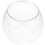 Plastic Clear Round Fish Bowl Aquarium Keeper Tank Vase Pot for Snow Living Room Tabletop Ecological Fish Tank Self