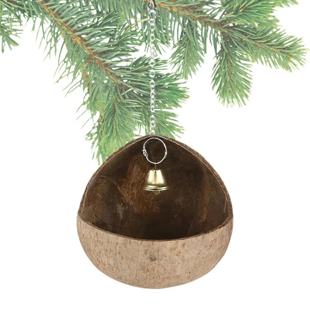 Coconut Bird Nest Bird Hideaway Parakeet Nest Bird House Hut Cage Coconut Shell Bird Nest Parakeet Nesting Box Parrot Home