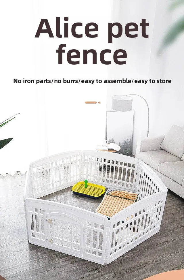 Pet Fence Easy To Assemble and Store Heightened with Free Gift  Pet Protection Fence