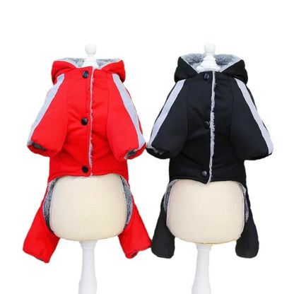 Winter Warm Dog Jumpsuit Waterproof Jacket for Small Medium Pet Dogs Snowsuit Puppy Chihuahua Bulldog Outfits Winter Clothes