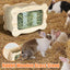Rabbit Hay Feeder Hay Manger Small Animal Food Feeder Rack Grass Basket Food Bin Bowl For Chinchilla Pet Supplies