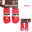4pcs/Set Dog Shoes For Small Dogs Anti Slip Cat Socks For Cat Cute Dog Socks Pet Chihuahua Dog Clothes Christmas Dog Accessories