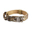 Pet Products Outdoor Tactical Dog Collar Metal Buckle Breathability Nylon Collar Medium and Large Dog Training Neck Collar Dog
