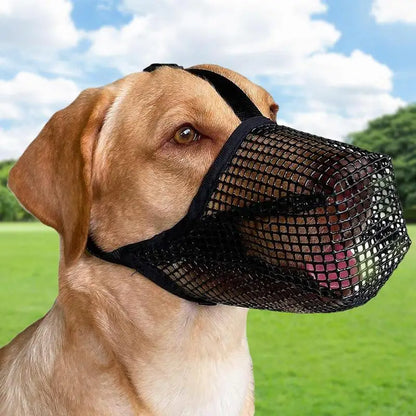 Dog Mouth Cover No Bite Muzzle For Dogs Mesh Design For Breathability And Comfort Adjustable Muzzles For Large Breed Dogs More