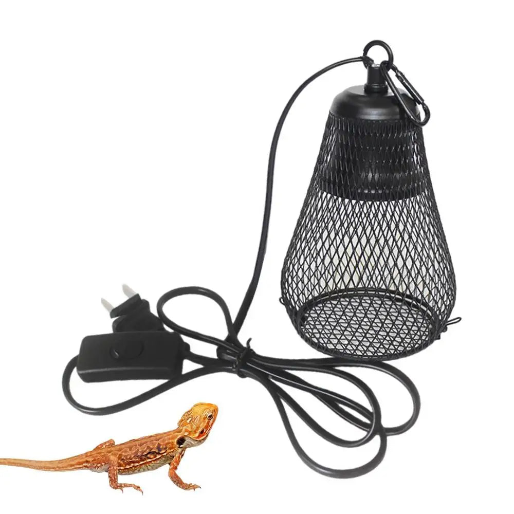 Reptile Anti-Scald Lamp Covers Heating Lamp Lampshade Ceramic Light Bulb Enclosure Safe And Durable Heating Lamp Lampshade For