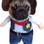 Funny Pet Dog Cat Halloween Costume Dog Cowboy Clothes Pet Dog Costumes for Small Dogs Cosplay Cat Accessories