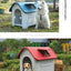 Dog house, outdoor nest, four-season universal room, summer sun protection, large dog house, cage cat nest, villa manufacturer w