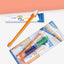 Pet toothbrush four piece set, dog toothbrush set, pet cleaning supplies, pet toothpaste