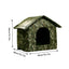Outdoor Dog Bed Waterproof Roof Bed Waterproof Warm Dog Kennel Winter Tent Dog Nest Thickened Cold-Proof Nest Outdoor Cat House