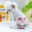 Floral Pet Dog Physiological Pants Cute Plaid Dress Lace Female Teddy Yorkshire Cats Shorts Breathable Cotton Small Dog Clothes