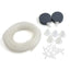 UXCELL 4-5mm Flexible Silicone Oxygen Pump Hose Air Bubble Stone Fish Tank Pond Pump Tube Aquarium Air Pump Accessories Set