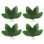 UXCELL 2/4 Pcs Aquarium Artificial Plastic Plants Betta Fish Leaf Pad with Suction Cup Betta Bed Leaf Hammock Resting Hide Decor