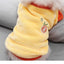 Pet Dog Clothes Warm Fleece Cute Fruit Print Coat Small Medium Cat Shirt Jacket Autumn Puppy Sweater Hoodie Chihuahua Yorkies