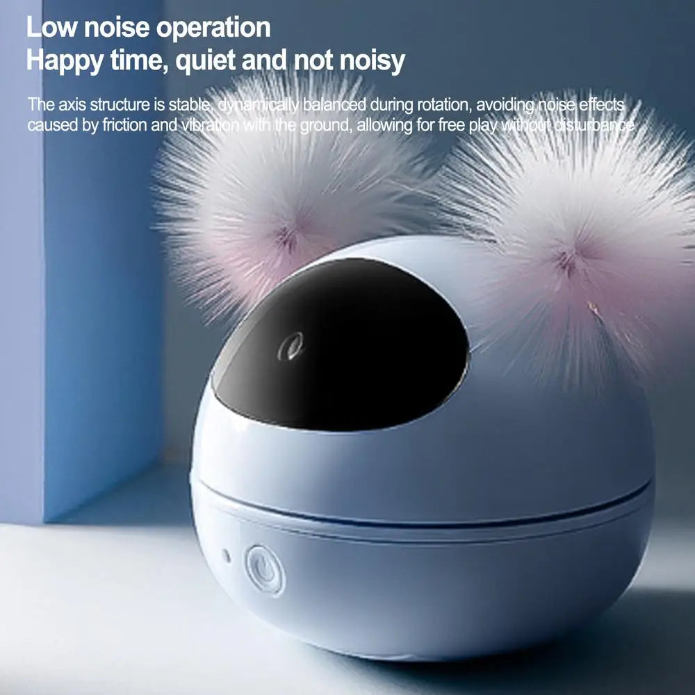 Cat Laser Toy Automatic Laser Moving Pointer for Cats Real Random Trajectory & 360 Irregular Rotation Kitten Exercise Toys