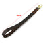 Dog Short Leash Lead Traffic Padded Handle Heavy Duty Real Leather Dog Lead for Training Control Puppy Small Medium Large Dogs