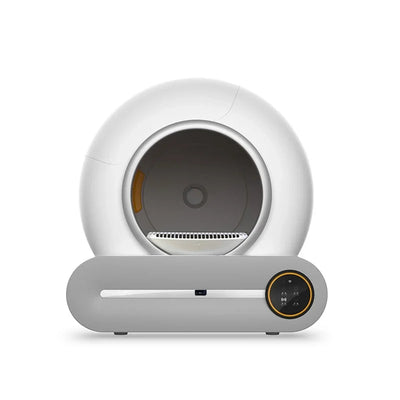 New  Large Space Comfortable Auto Shovel Cat Litter Tray Box Automatic Cleaning Light Indicating UV Disinfecting Cat Toilet