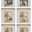 Excellent Quality Pet Furniture with Wheels Movable Animal Cages Cat Villa Fashion Wooden Dog House