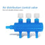 Fish Tank Air Splitter Fish Tank Air Pump Splitter Valve Aquarium Air Flow Control Lever Valve Distributor Splitter Airline Tube