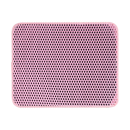 Waterproof EVA Cat Litter Mat 60*90cm EVA Double Layer Pet Litter Box Mat Non-slip Sand Cat Pad Cat Litter Cleaning 6 Colors