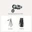 Transparent monocular telescope, variable frequency monocular telescope, suitable for outdoor camping hunting bird watching
