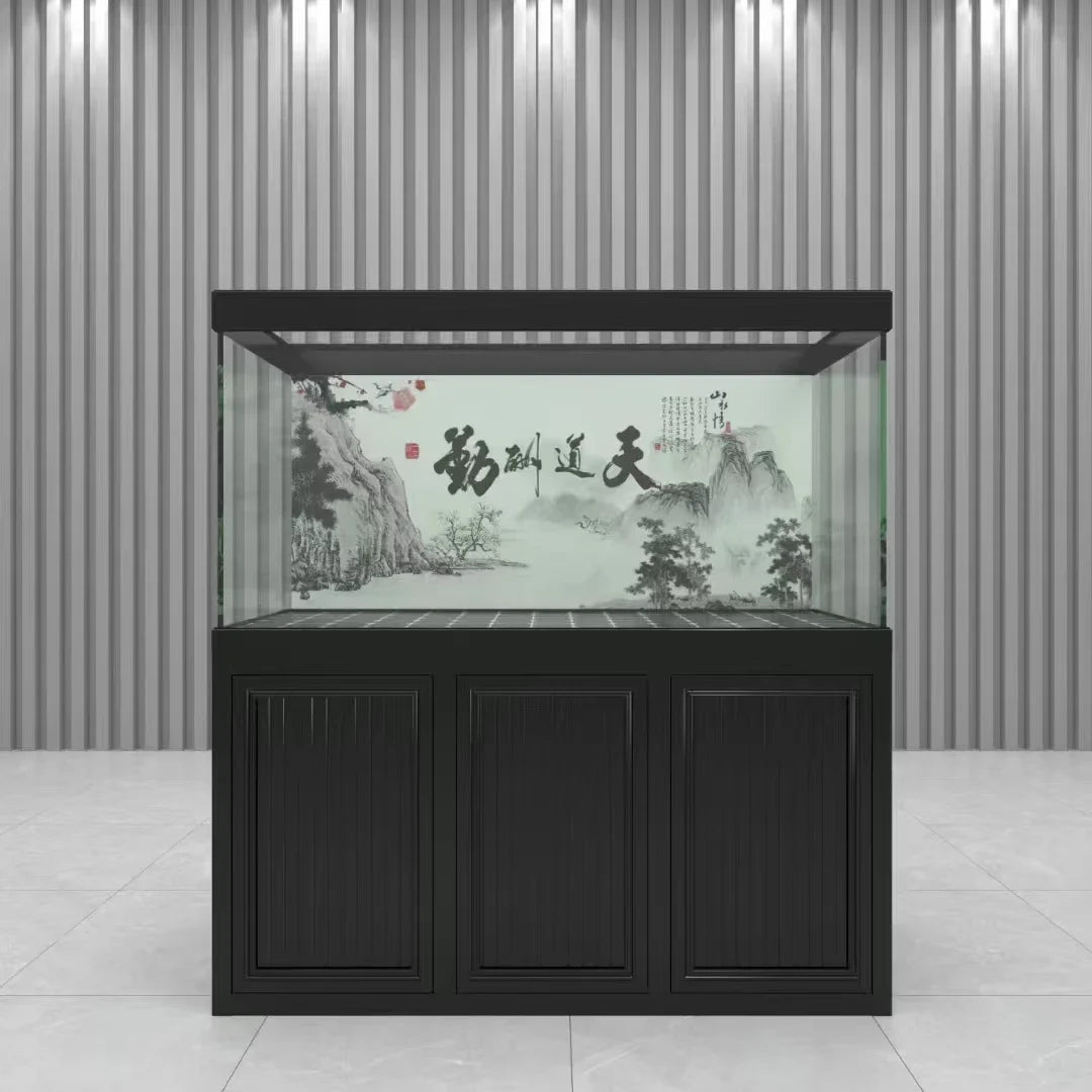 Big Aquarium Decoration Large Glass Fish Tank Transparent Big Fish Tank