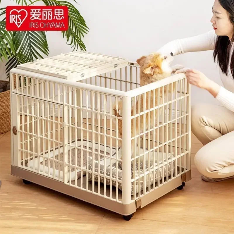 Alice Resin Dog Cage with Toilet Dog Fence Cat Cage Household Dog Cage Medium Size Indoor  Large