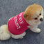 Small Dog Clothes Soft Cotton Puppy Shirt Classic Daddy Mommy Printed T-shirt Pet Vest Clothing for Cats Chihuahua Dog Apparel