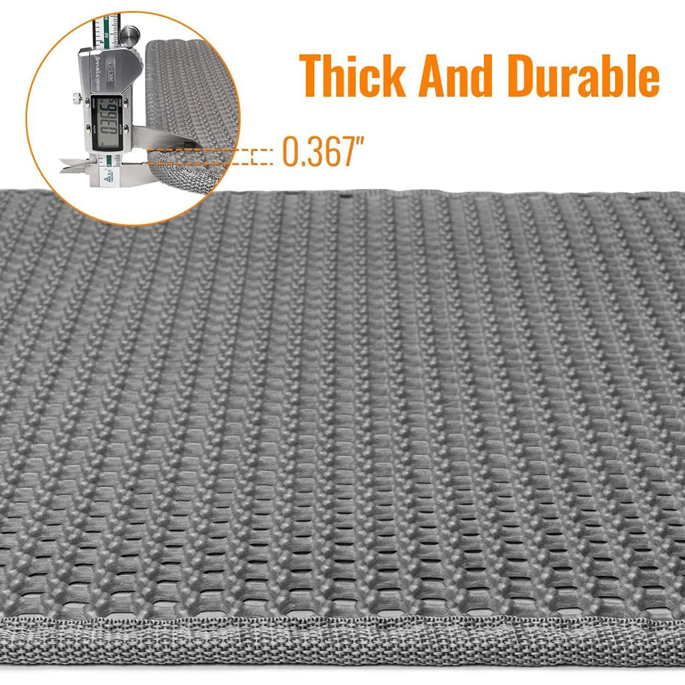 Cat Litter Mat 1 Pack Double Layer Waterproof Urine Proof Trapping Mats Non-Slip Easy to Clean Large Toilet Foot Pad
